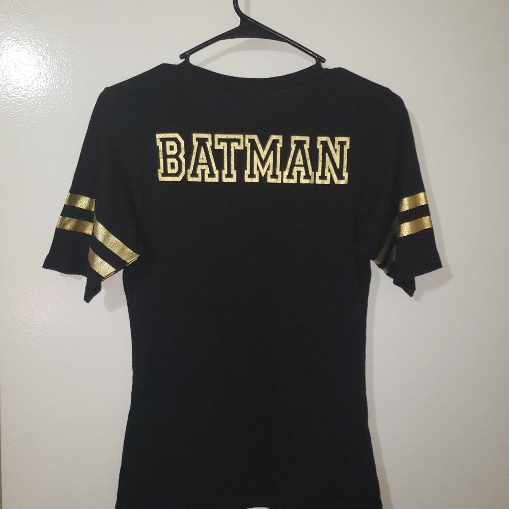Batman Tee Black & Gold Size Medium - Picture 3 of 5